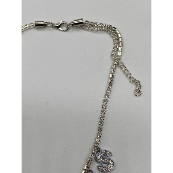 Princess Rhinestones Statement Short Necklace - Picture 7 of 9